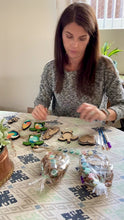 Load and play video in Gallery viewer, Coastal Themed (Sea Turtle and Surfboard) DIY Ornament Kits

