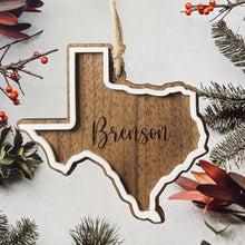 Load image into Gallery viewer, State Gingerbread Themed Ornament
