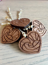 Load image into Gallery viewer, Set of 6 Mini Heartwave Ornaments

