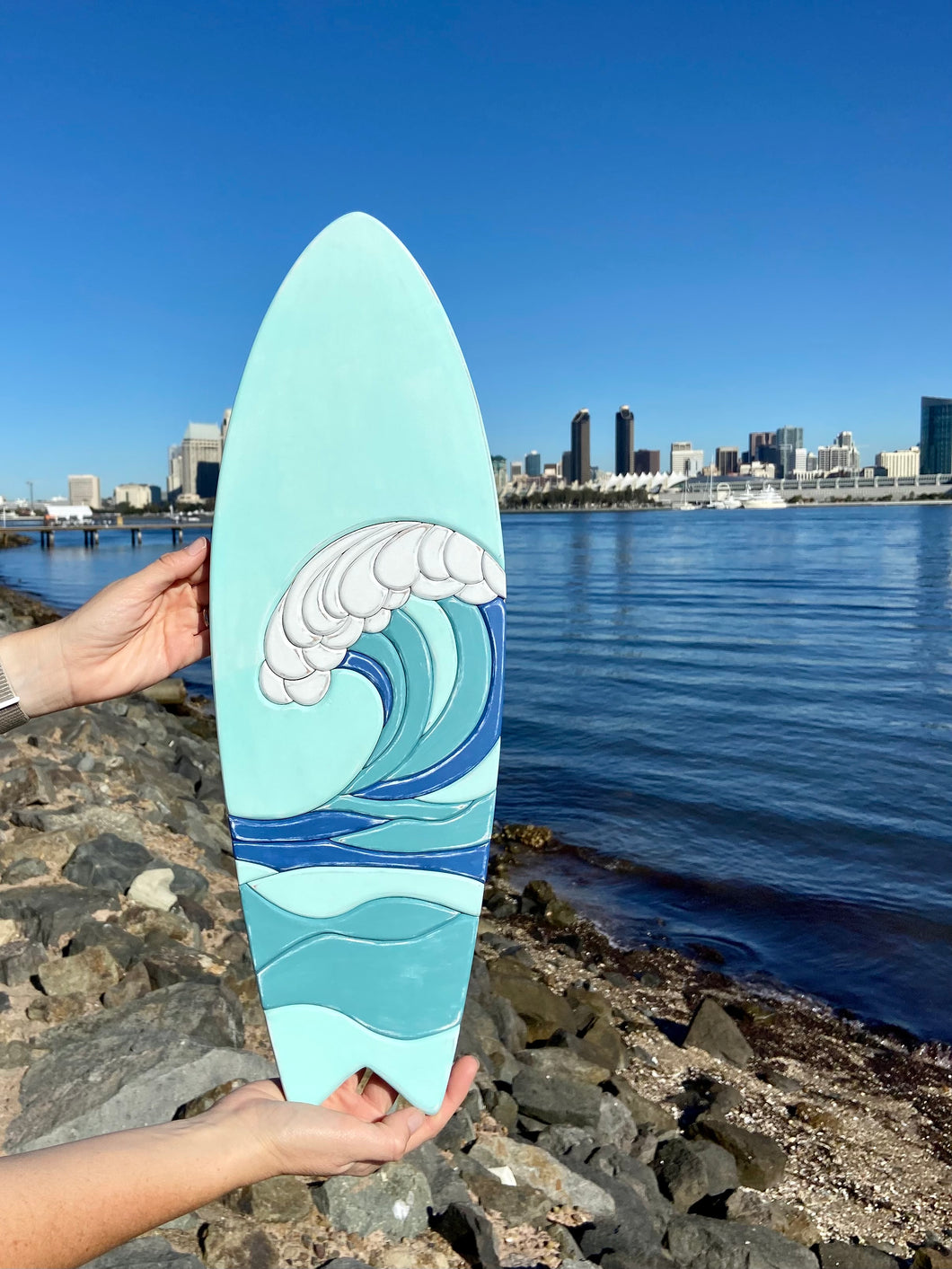 Coastal Blues Surfboard